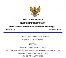 PERLUR PENJABARAN PERUBAHAN APBKAL 2026